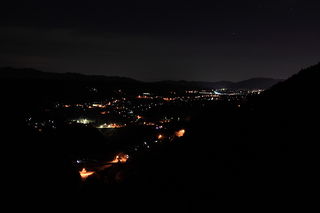 浦山ダムの夜景スポット写真（1）class=