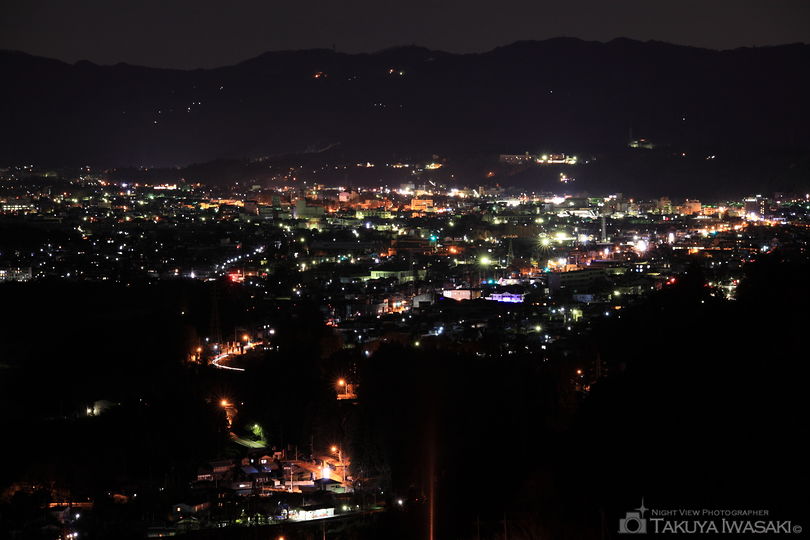 浦山ダムの夜景スポット写真（2）
