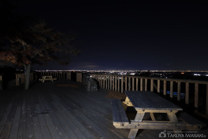 中間平緑地公園の夜景スポット写真（3）