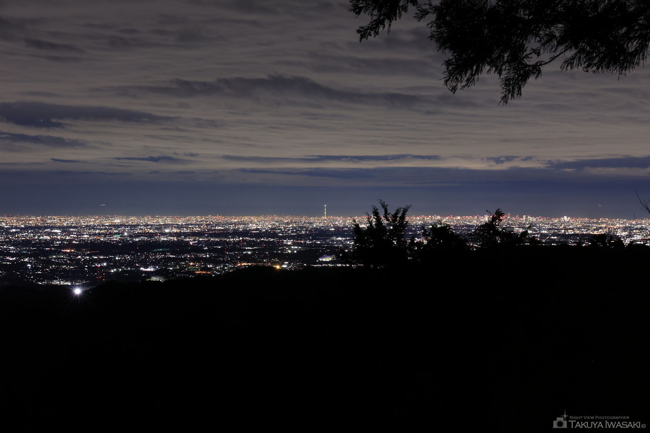 黒山展望台の夜景スポット写真（2）