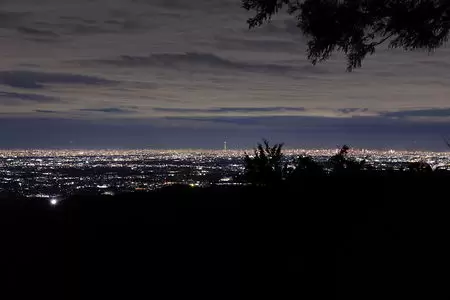 黒山展望台の夜景