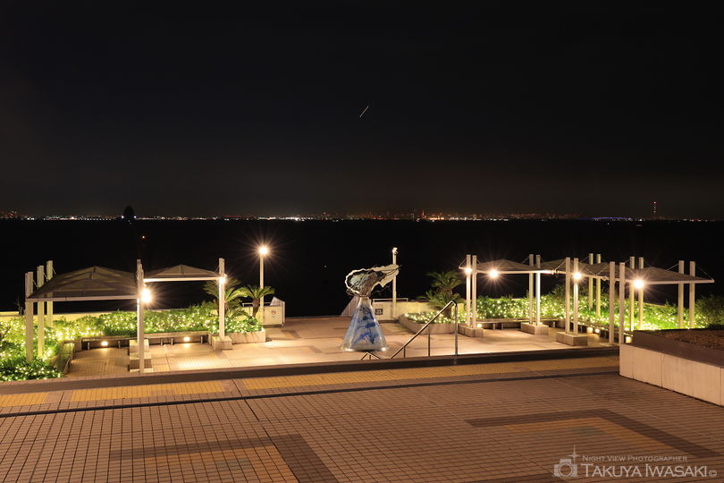 海ほたるPAの夜景スポット写真（4）
