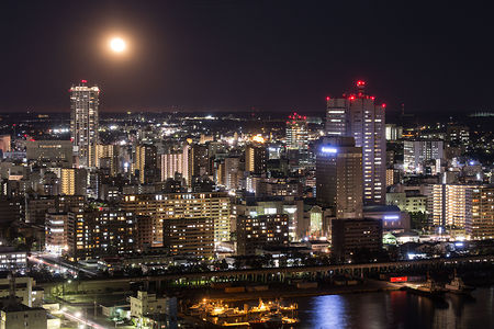千葉ポートタワーの夜景スポット写真（2）class=
