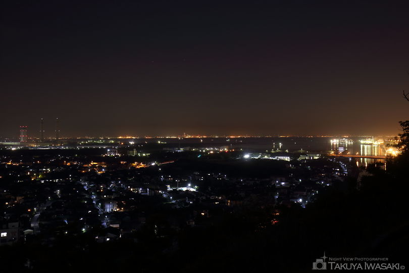 人見神社の夜景スポット写真（1）
