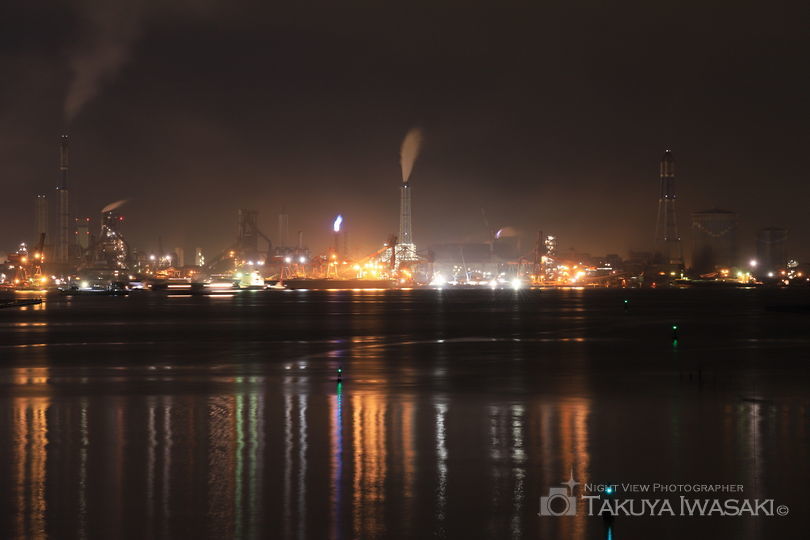 中の島大橋の夜景スポット写真（1）