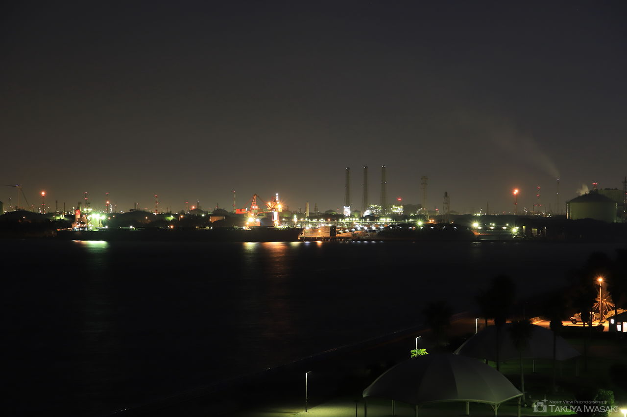 袖ヶ浦海浜公園の夜景スポット写真（2）