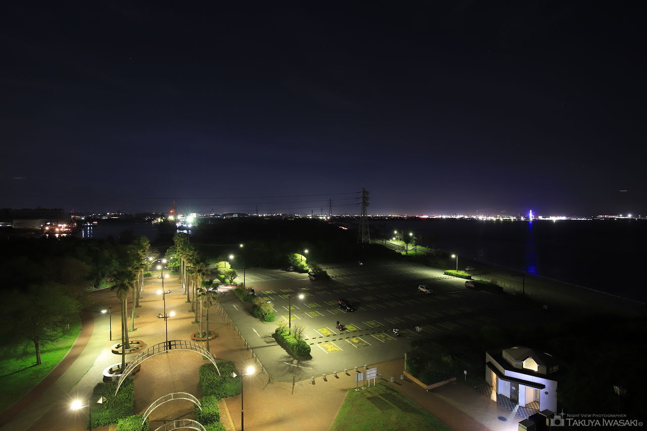 袖ヶ浦海浜公園の夜景スポット写真（4）
