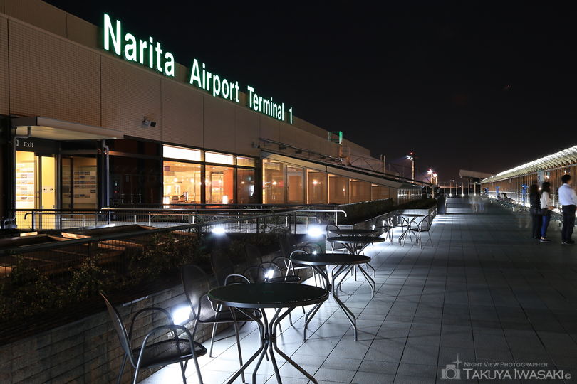 成田国際空港 展望デッキの夜景スポット写真（4）