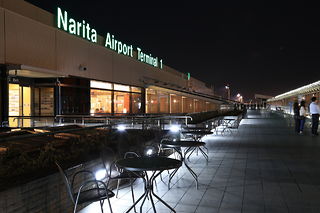 成田国際空港 展望デッキの夜景スポット写真（4）class=