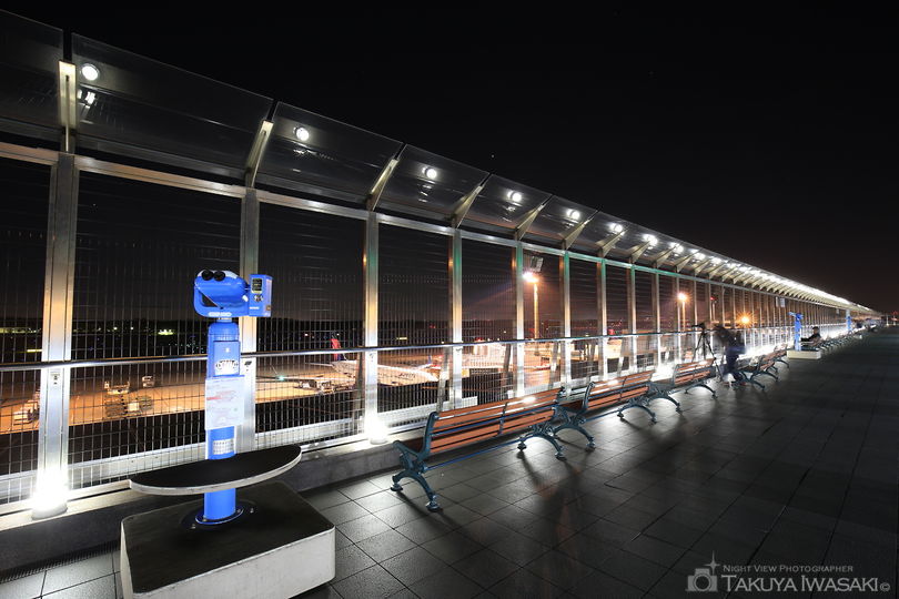 成田国際空港 展望デッキの夜景スポット写真（5）