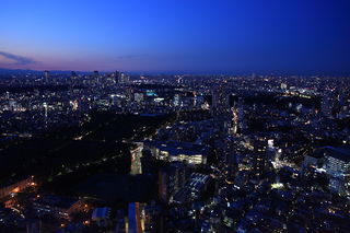 六本木ヒルズ 東京シティビューの夜景スポット写真（1）class=