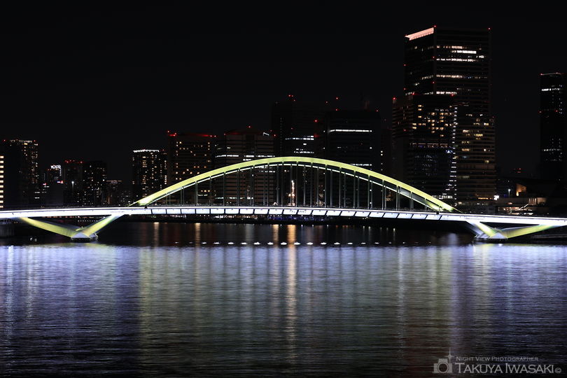 勝鬨橋の夜景スポット写真（2）
