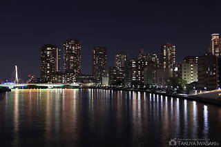 勝鬨橋の夜景スポット写真（3）class=