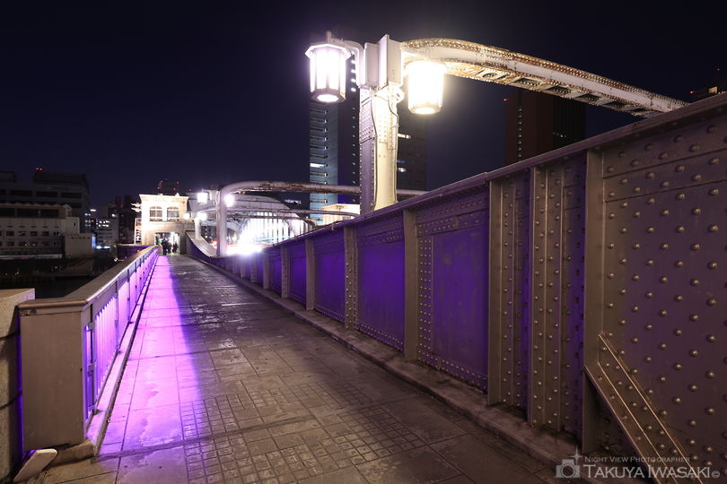 勝鬨橋の夜景スポット写真（4）