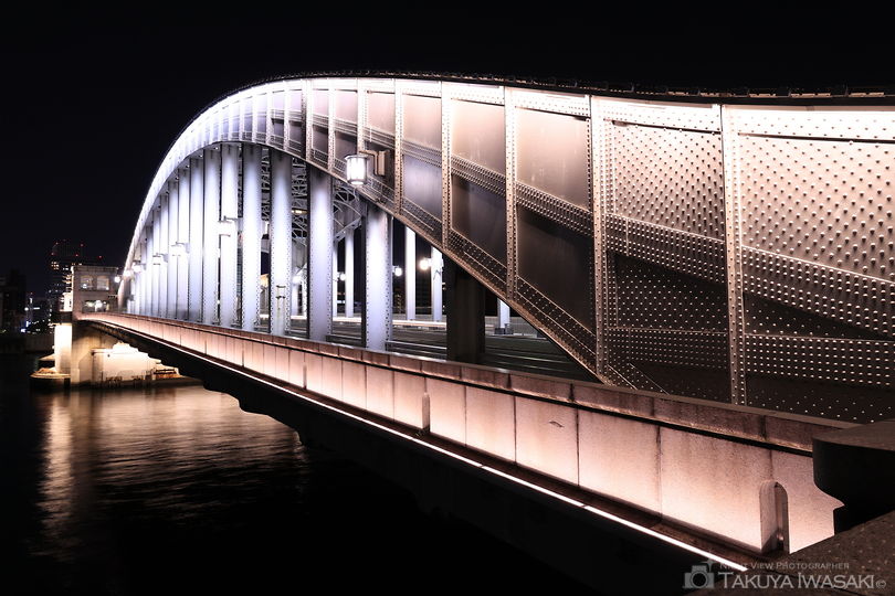 勝鬨橋の夜景スポット写真（6）