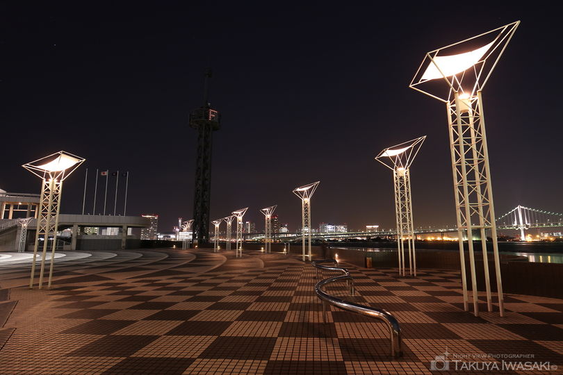 晴海ふ頭客船ターミナルの夜景スポット写真（5）