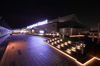 羽田空港 国際線ターミナル 展望デッキの夜景スポット写真（5）class=