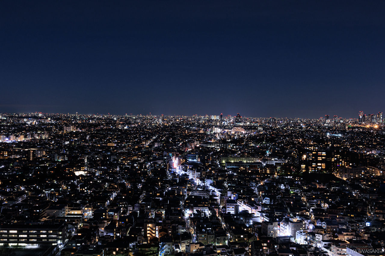 キャロットタワーの夜景スポット写真（4）