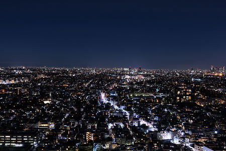 キャロットタワーの夜景スポット写真（4）class=