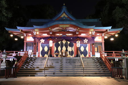 多摩川浅間神社の夜景スポット写真（5）class=