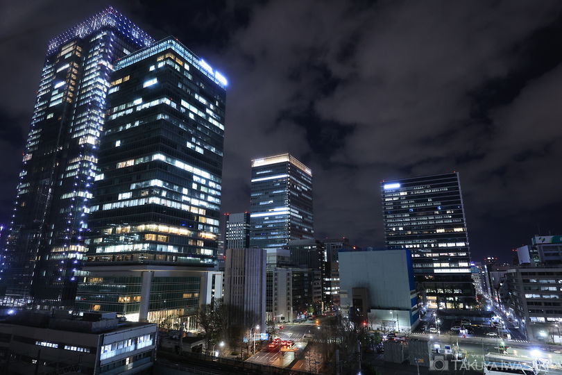 東京国際フォーラムの夜景スポット写真（2）