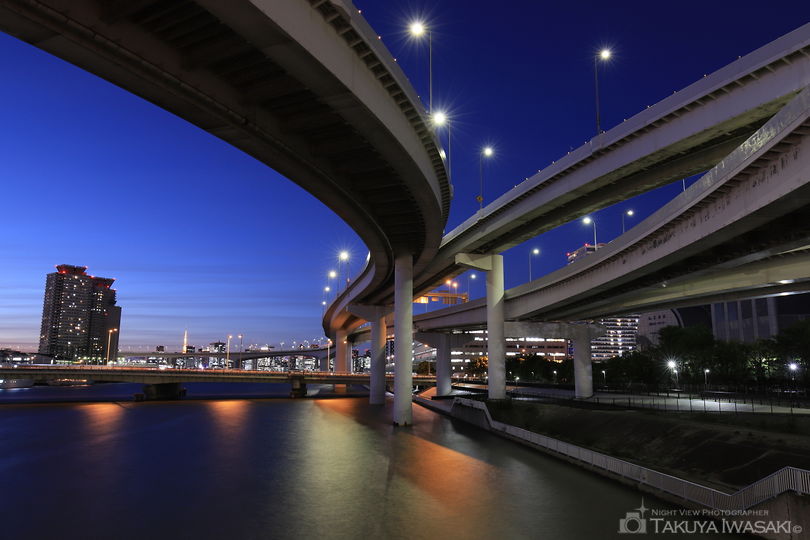 新都橋の夜景スポット写真（1）