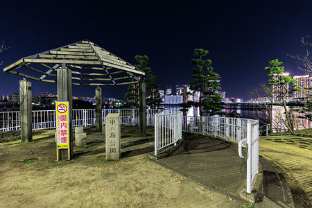 中の島公園の夜景スポット写真（6）class=