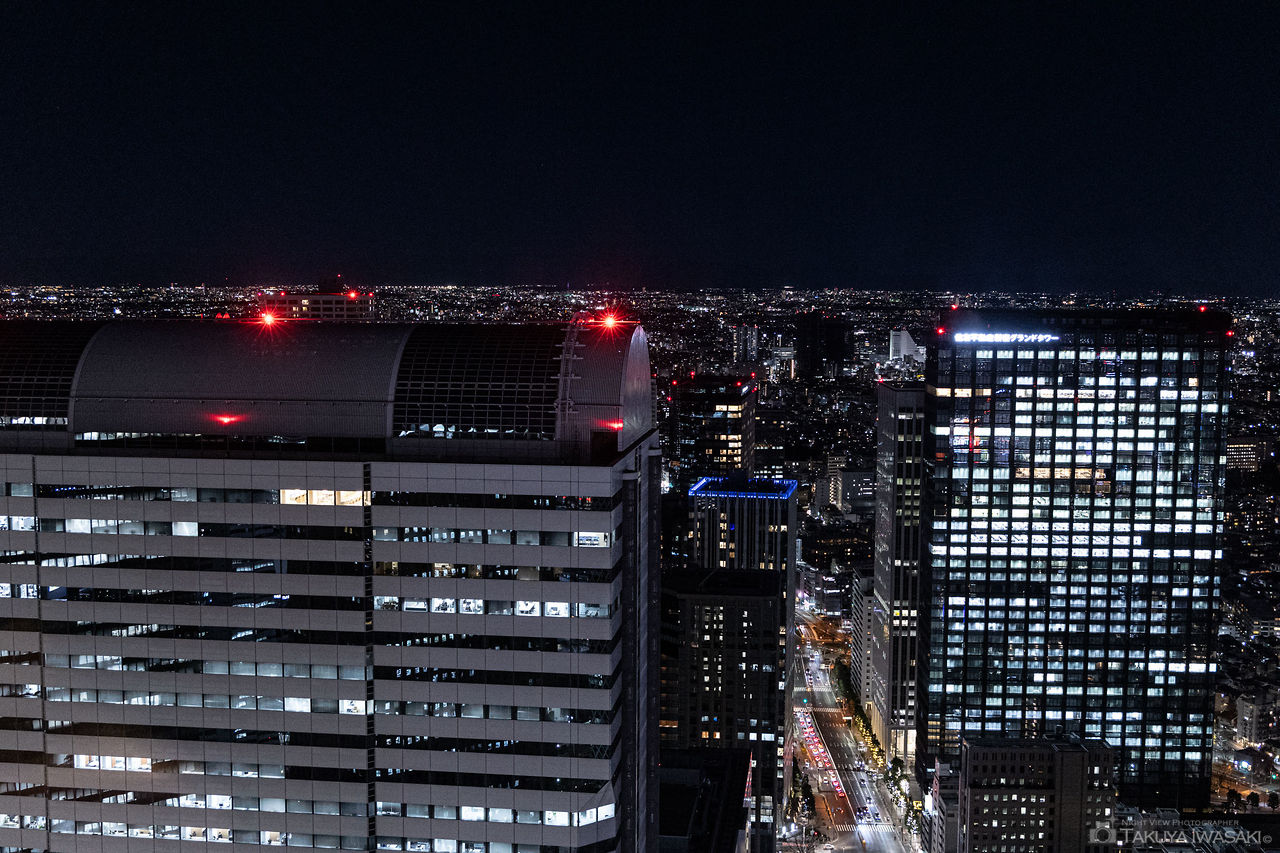 西新宿・中野方面を望む