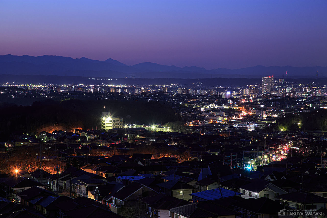 西八王子駅方面の夜景