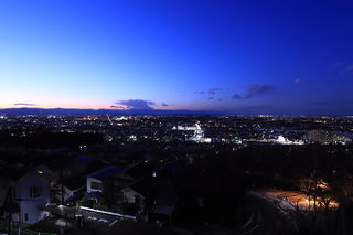 豊田駅方向の夜景を望む
