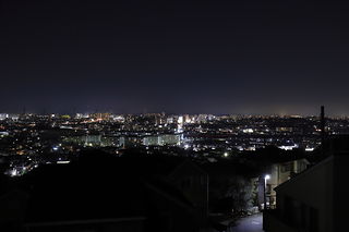 八王子駅方面の夜景
