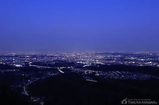八王子城跡の夜景スポット写真（1）class=