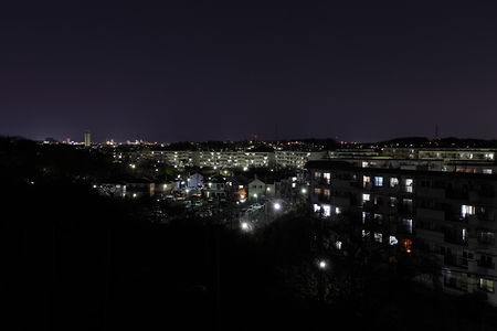 藤の台団地裏の夜景スポット写真（2）class=