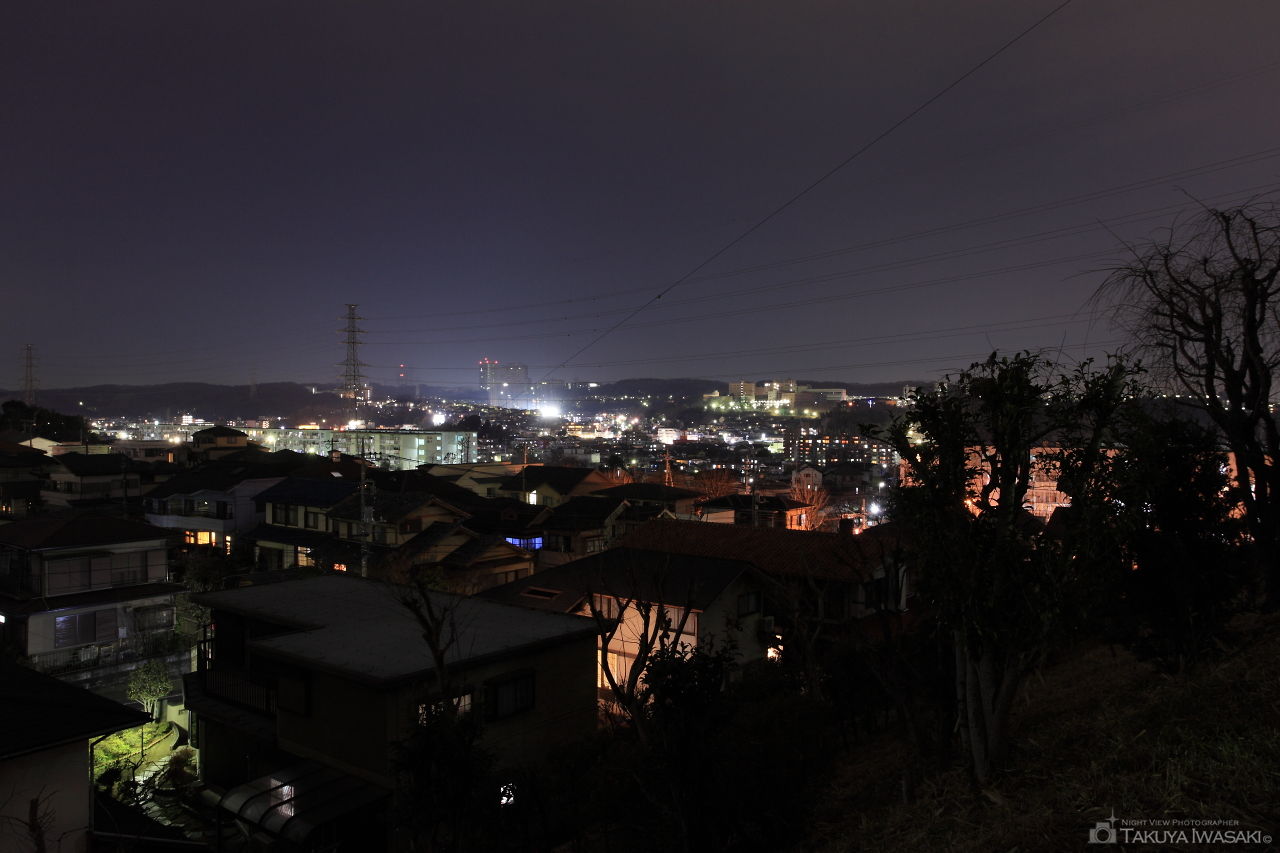 愛宕団地の夜景スポット写真（1）