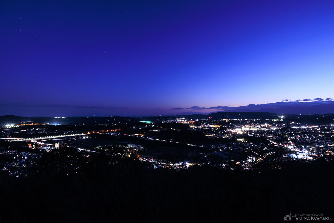 弘法山公園 権現山 公園展望台の夜景スポット写真（4）