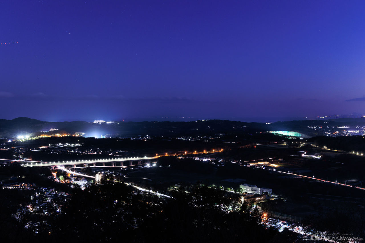 弘法山公園 権現山 公園展望台の夜景スポット写真（5）