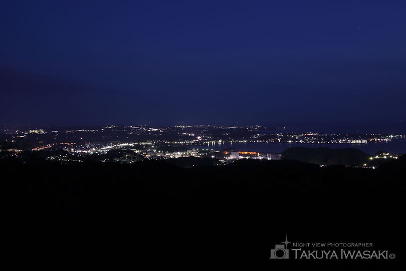 大楠山の夜景スポット写真（4）