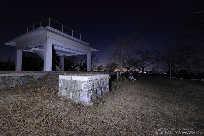 衣笠山公園の夜景スポット写真（4）