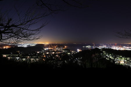 塚山公園 港が見える丘の夜景スポット写真（1）class=