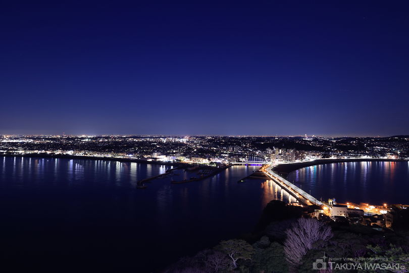 江の島シーキャンドルの夜景スポット写真（2）