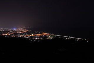 石垣山一夜城付近の夜景スポット写真（1）class=