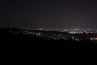 石垣山一夜城付近の夜景スポット写真（3）class=