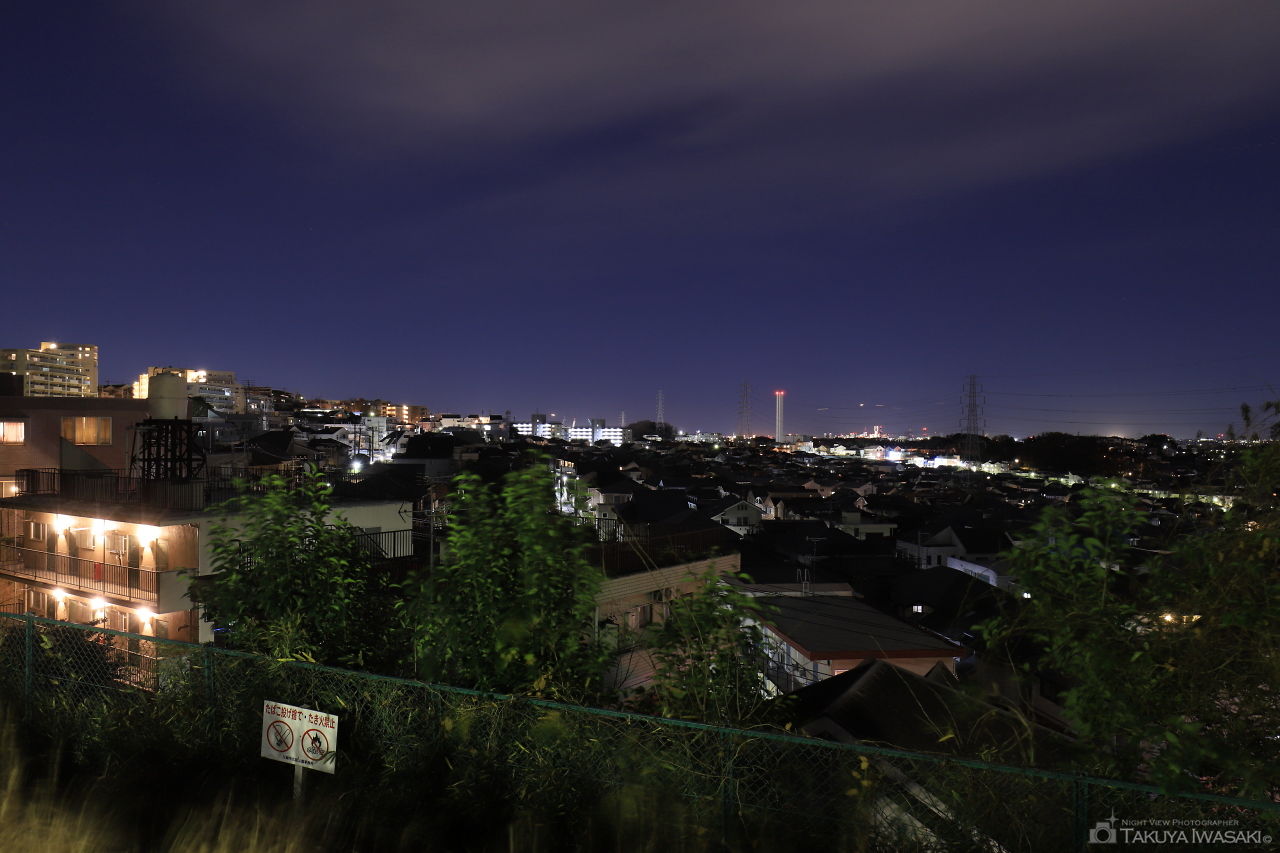 弘法松公園の夜景スポット写真（1）