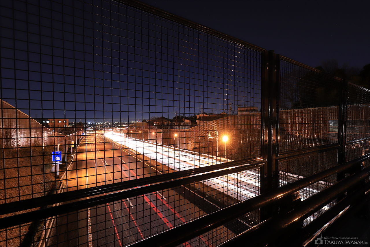 喜津根橋の夜景スポット写真（1）