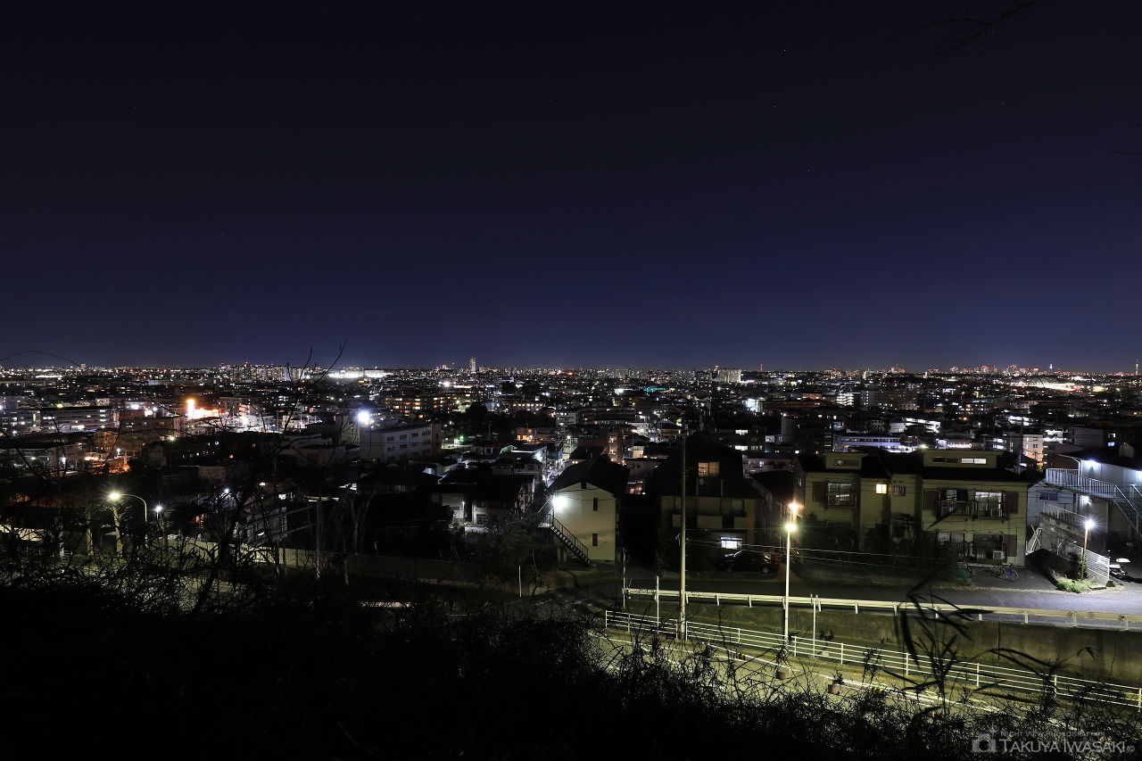 調布・狛江方面を望む