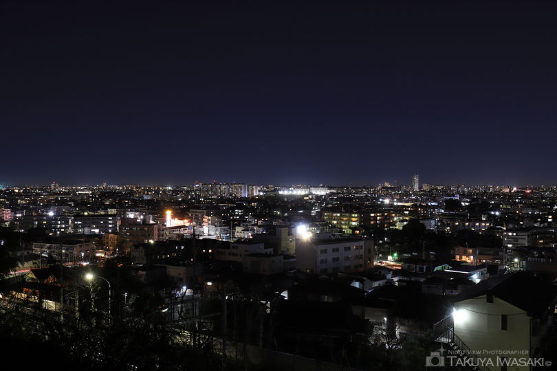 東生田緑地の夜景スポット写真（2）