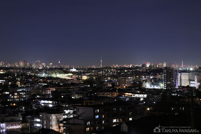 東生田緑地の夜景スポット写真（3）