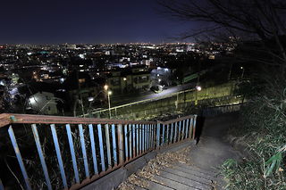 東生田緑地の夜景スポット写真（4）class=