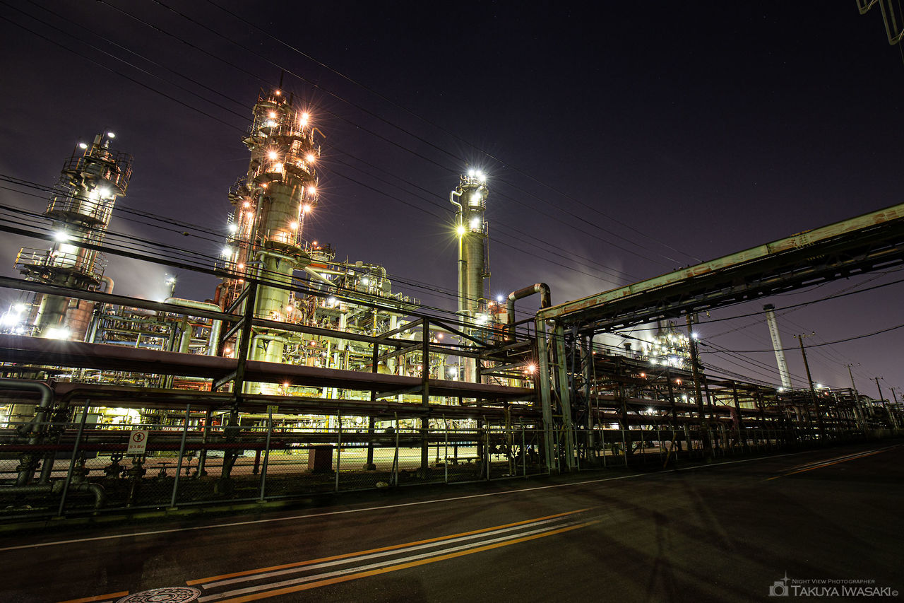 JXTGエネルギーのプラントを間近で望む