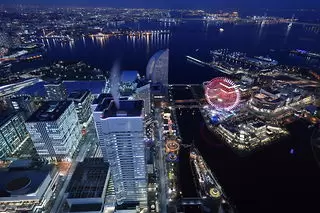 横浜ランドマークタワー スカイガーデンの夜景
